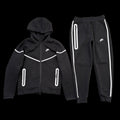 Nike tech track Black suit Reflective
