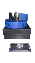 MCM BELT-BLUE