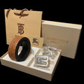 Burberry reversible belt