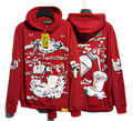 ASAALI X ALOCS HOODIE-RED