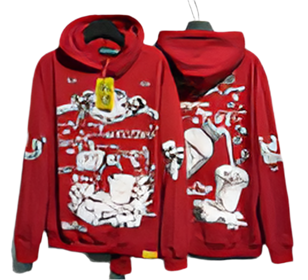 ASAALI X ALOCS HOODIE-RED